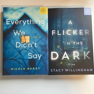 2 Hard Cover Thriller Books